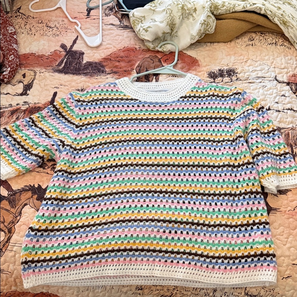 Multicolor Striped Women's Sweater